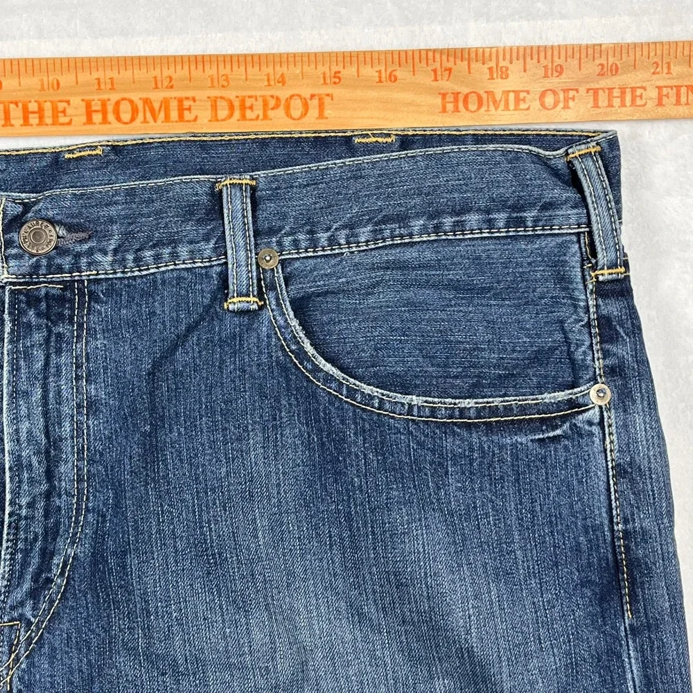 Polo Ralph Lauren Straight Leg Jeans Mens 38x30 (Hemmed Fits 40x27) Blue